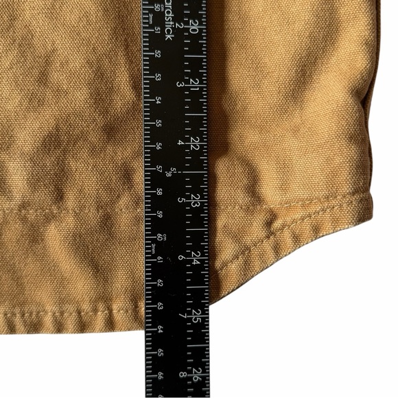 Carhartt Sherpa Lined Workwear Vest Size M Brown Zip Front Gorpcore - Picture 5 of 6